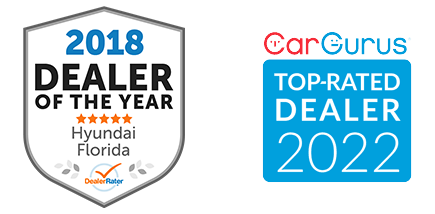 Dealer Rater 2018 Dealer of the Year Award and Car Gurus 2022 Top-Rated Dealer Award